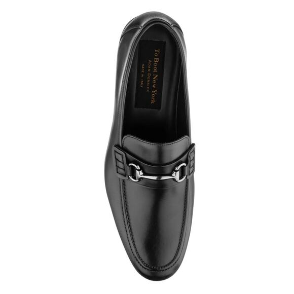 To Boot New York Mens Agostino Bit Loafer US 11.5 M EU 44.5 Black Leather NIB - Picture 3 of 13